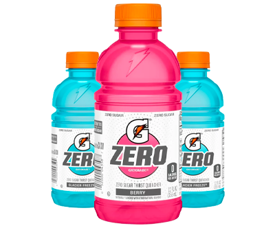 Gatorade G Zero Sugar Thirst Quencher Sports Drink, Variety Pack, 12 fl oz, 18 Pack Bottles